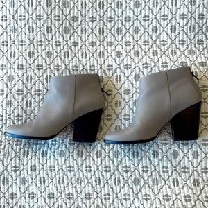 Cole Haan Grey Leather Booties